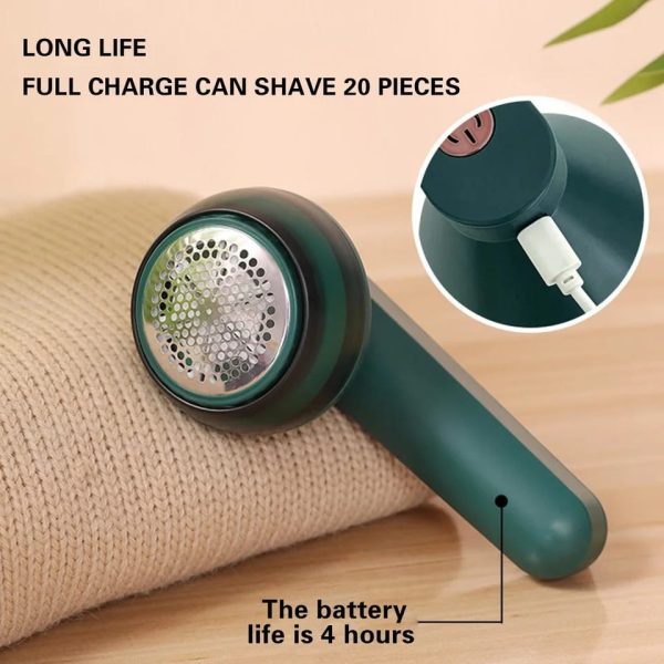 Rechargeable Electric Lint Remover – Anti-Pilling Fabric Shaver